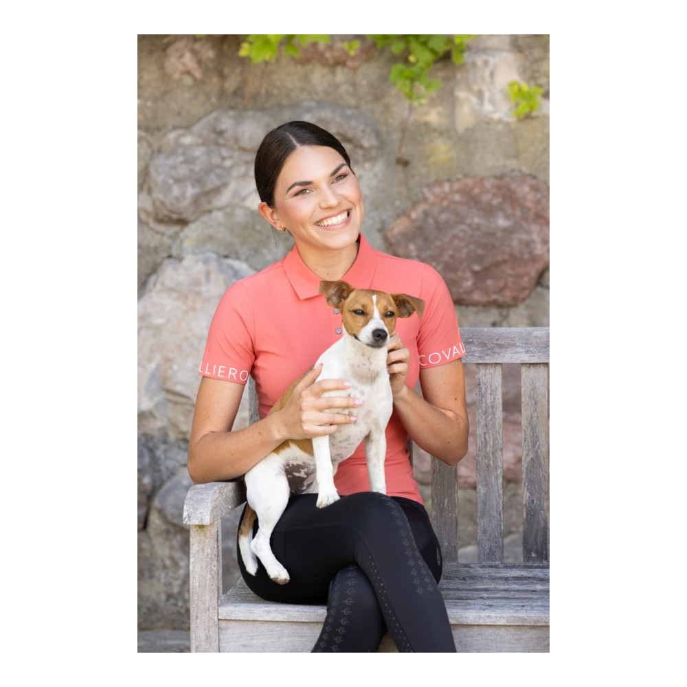 Koszulka Polo Koralowy Spring/Summer 2025 Covalliero