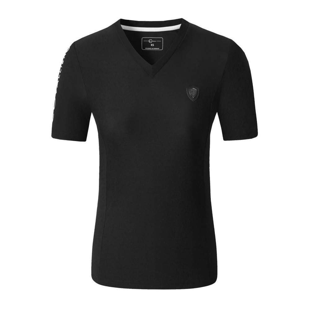 Koszulka z Krótkim Rękawem Czarny Spring/Summer 2025 Covalliero Koszulka z Krótkim Rękawem Czarny Spring/Summer 2025 Covalliero