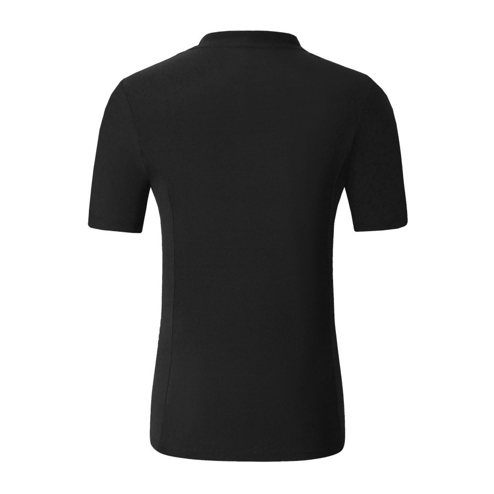 Koszulka z Krótkim Rękawem Czarny Spring/Summer 2025 Covalliero