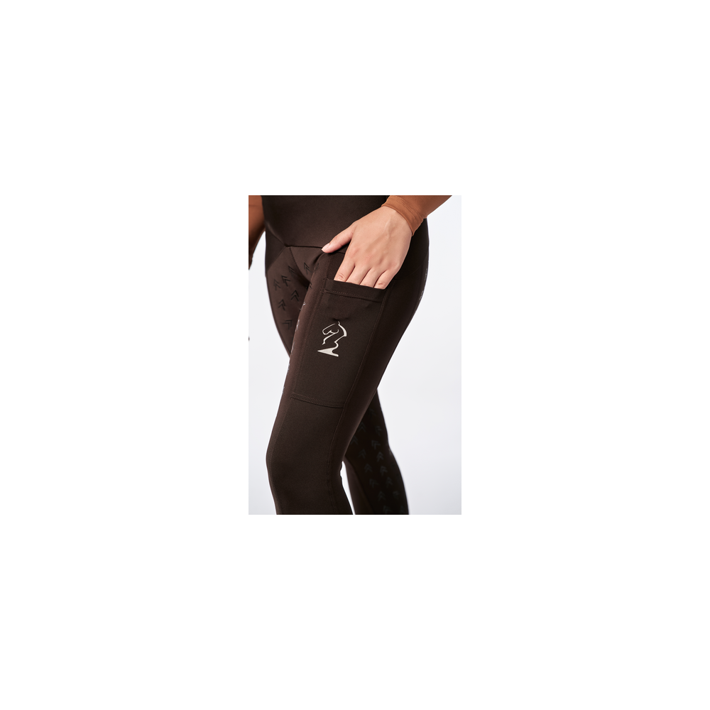 Bryczesy jeździeckie damskie "Marrone" Ater Equo