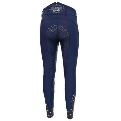 Bryczesy Wokingham Full Grip Granatowe Equestrian Queen  34