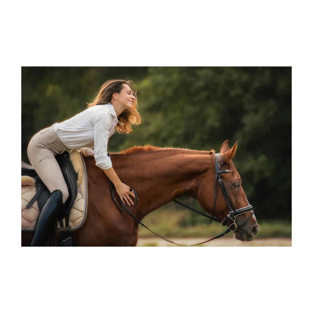 Bryczesy ujeżdżeniowe damskie "Lewis" beżowe Equine Epoque