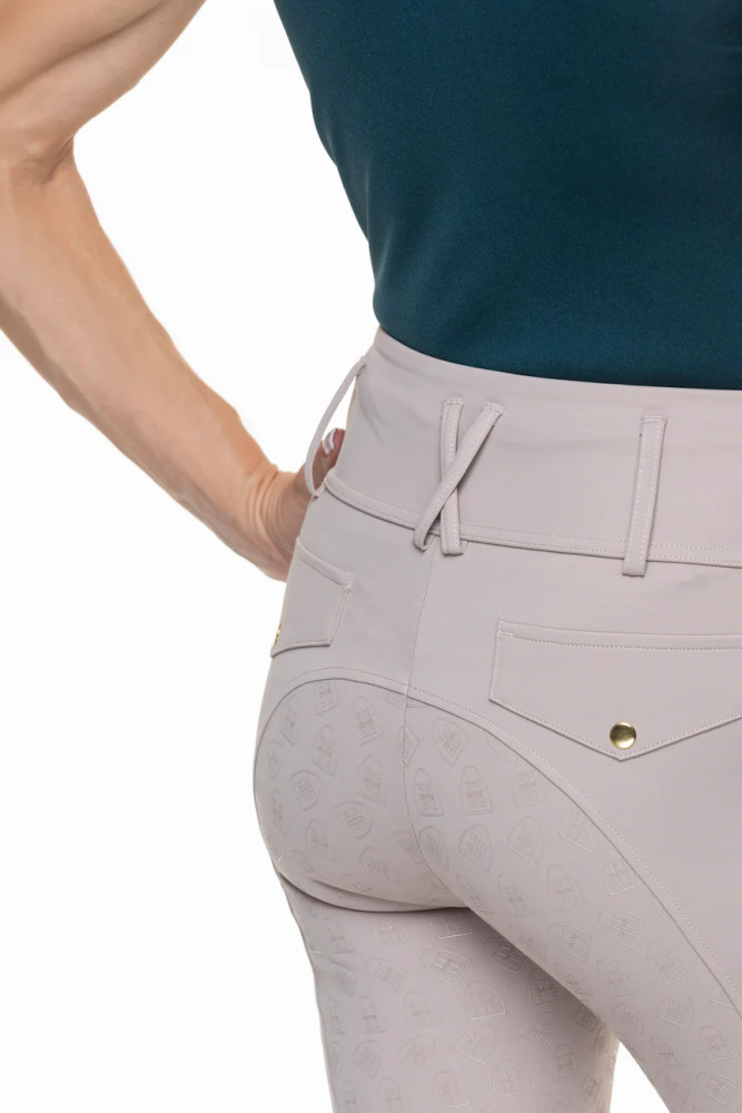 Bryczesy ujeżdżeniowe damskie "Lewis" beżowe Equine Epoque