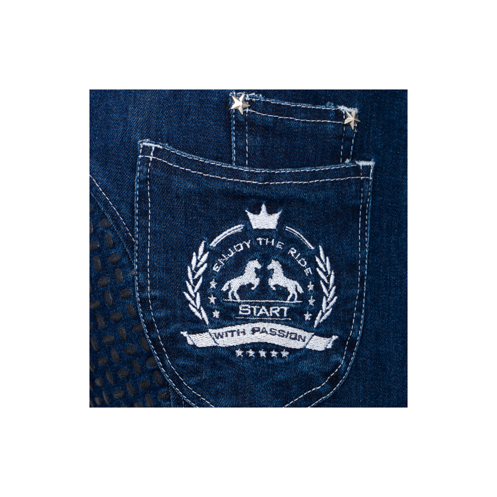 Bryczesy damskie z pełnym lejem "Bedford" denim Start