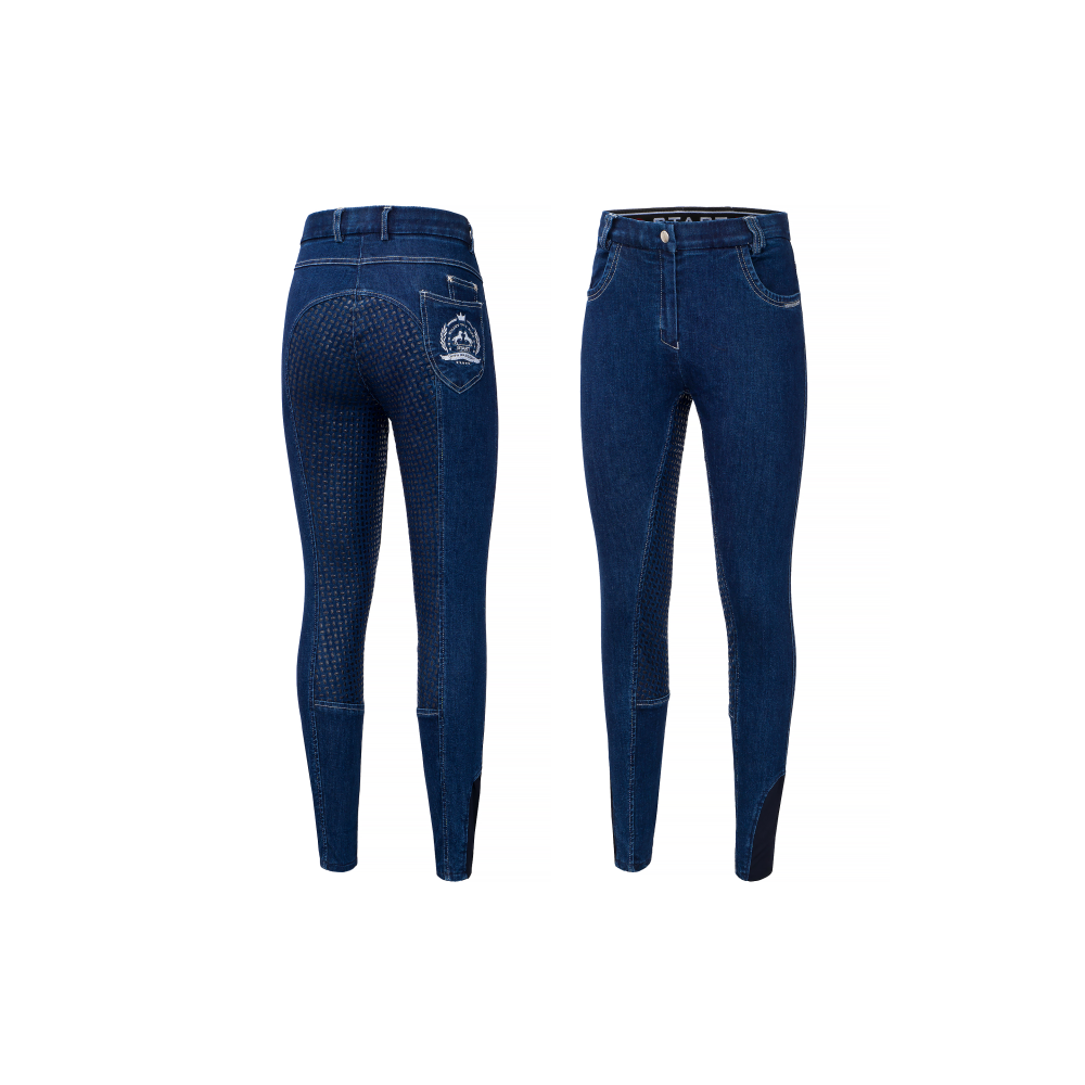 Bryczesy damskie z pełnym lejem "Bedford" denim Start