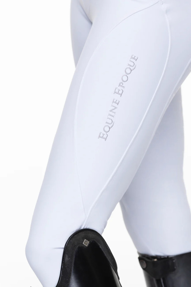 Bryczesy ujeżdżeniowe damskie "Lewis" białe Equine Epoque