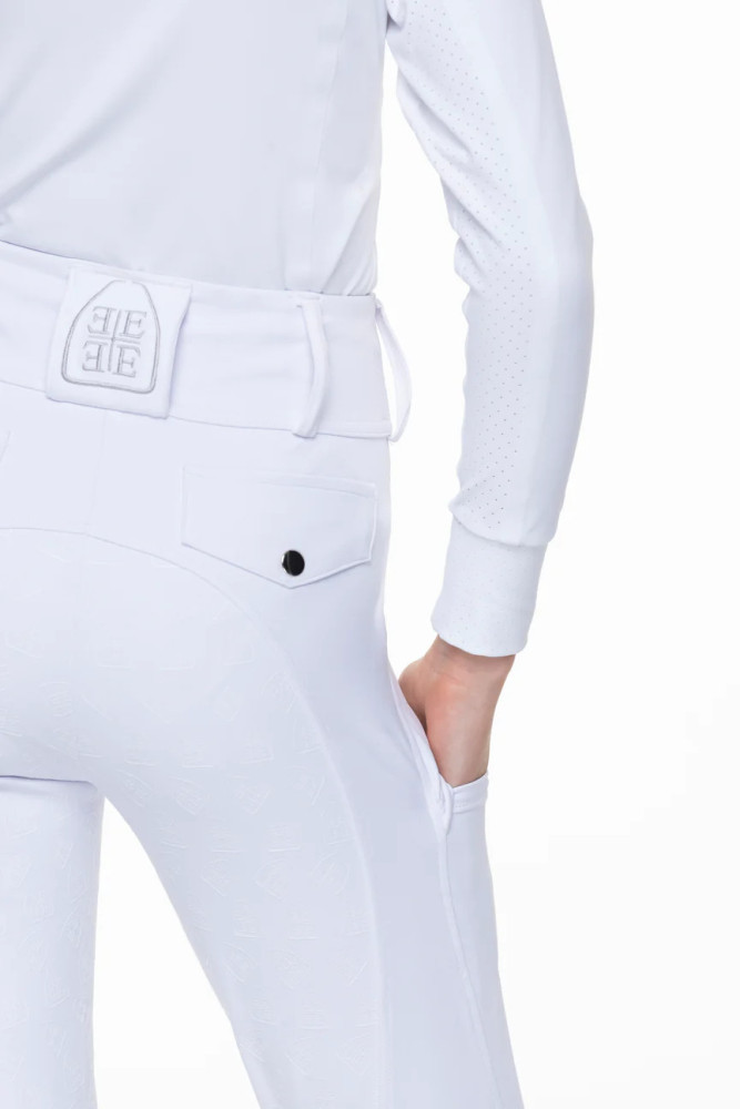 Bryczesy dziecięce "Lewis" białe Equine Epoque