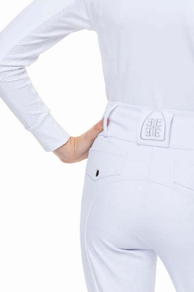 Bryczesy dziecięce "Lewis" białe Equine Epoque