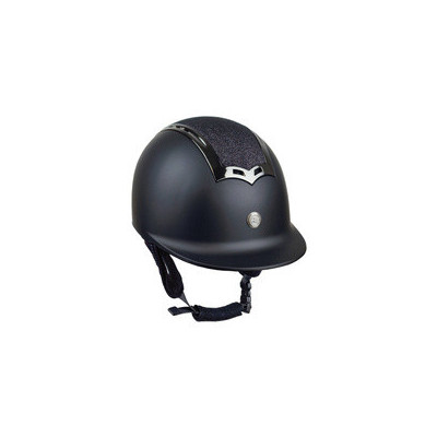 Kask Genius Glitter Czarny Horsenjoy