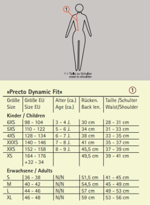 Dziecięca Kamizelka Ochronna Precto Dynamic Fit USG