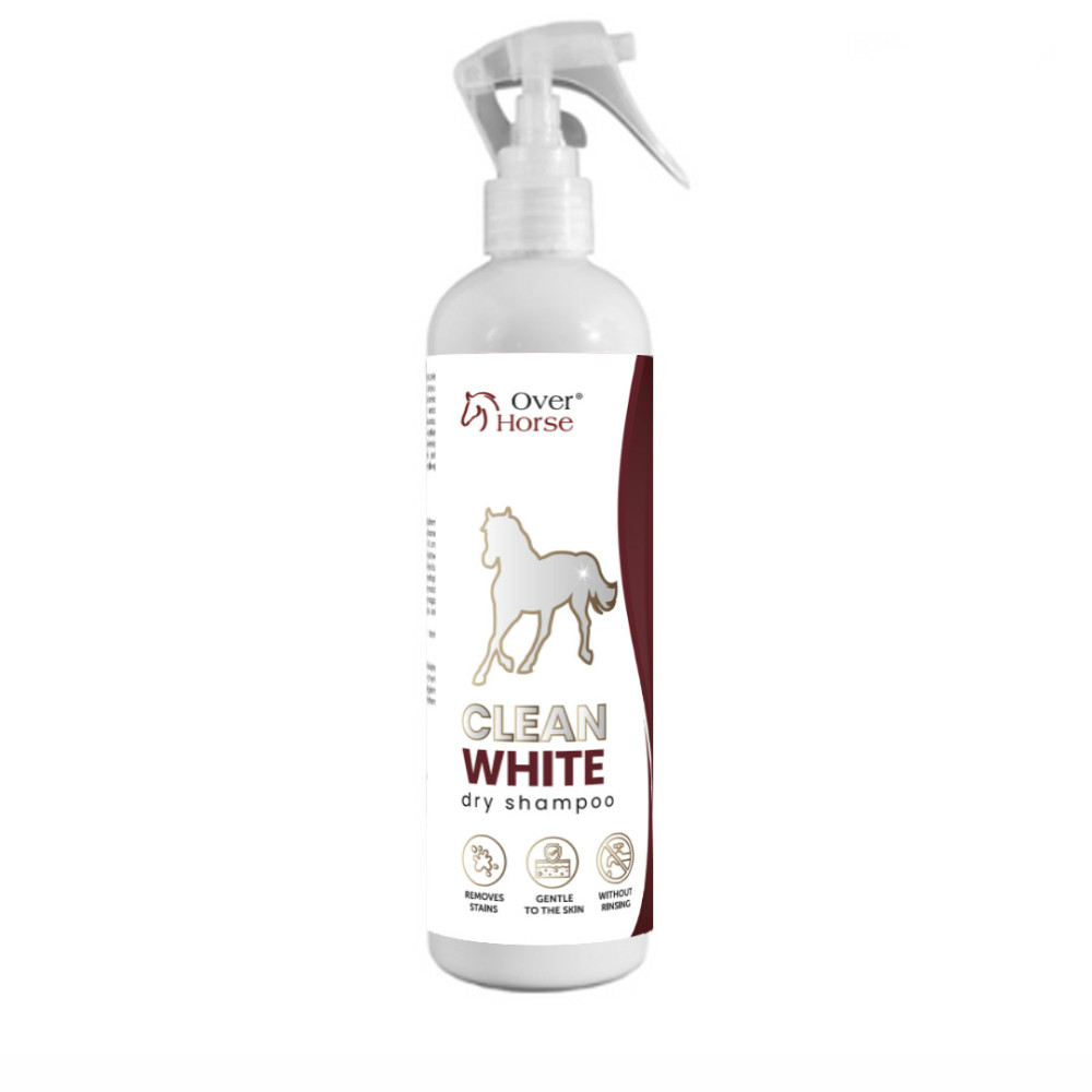 Odplamiający Suchy Szampon Clean White Over Horse