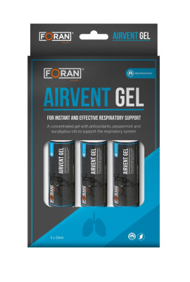 Pasty Udrażniające Układ Oddechowy Airvent Gel Triple Pack 50ml x 3 Foran