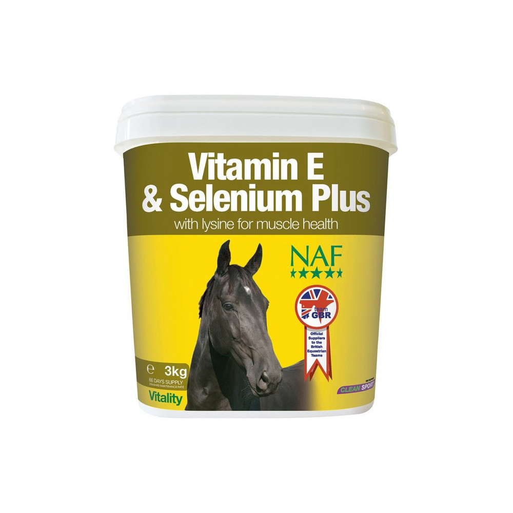 Preparat Z Witaminą E Oraz Selenem Dla Koni Vitamin E and Selenium Plus NAF