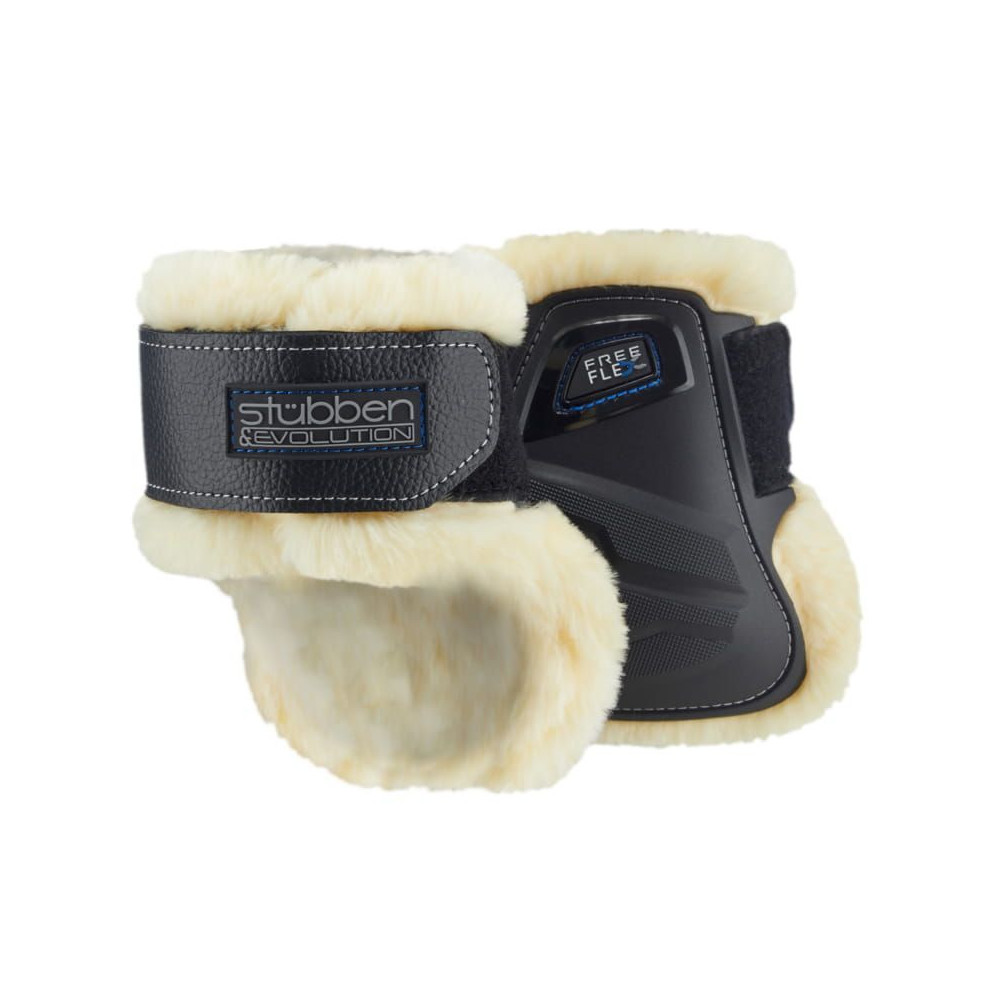 Ochraniacze Skokowe Hybrid Fetlock Boots Fleece Tylne Czarne Stubben