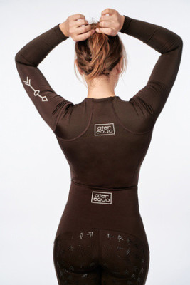 Bluzka Longsleeve Marrone Ater Equo