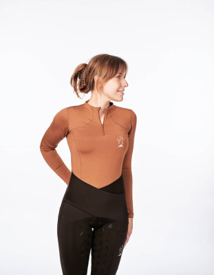 Bluzka Longsleeve Carmel By Karolina Wernerowicz