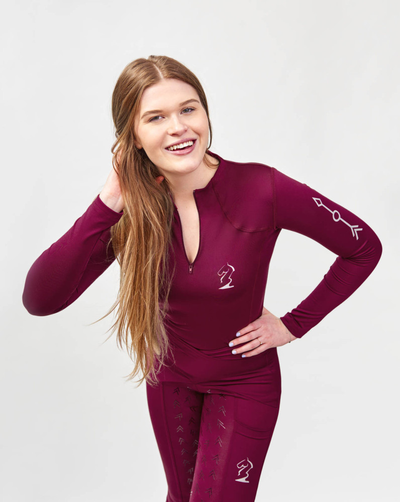 Bluzka z Długim Rękawem Longsleeve Vinum Ater Equo