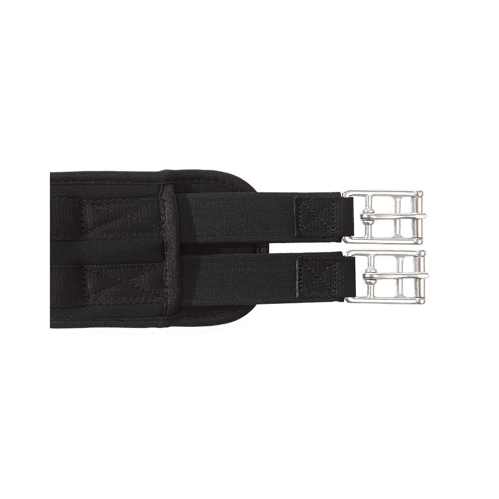 Popręg z Pianką Memory z Gumami Classic Czarny Kavalkade