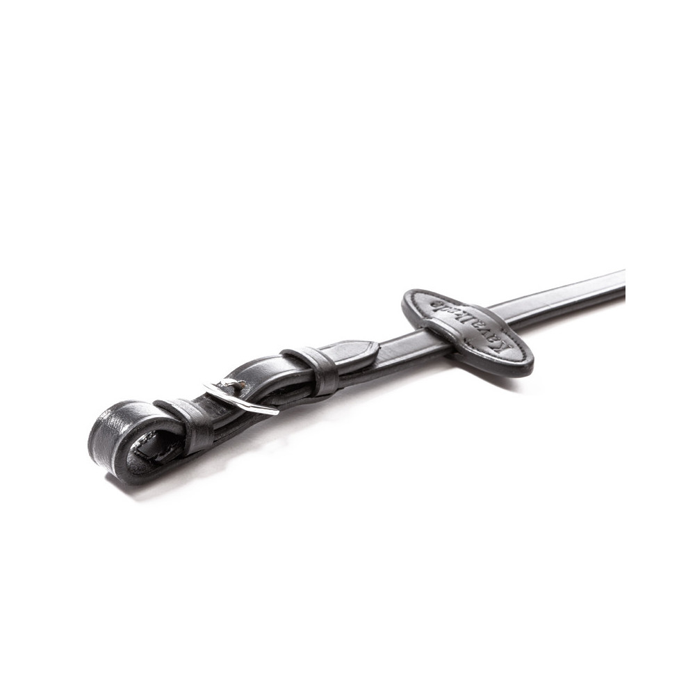 Wodze Parciane Double Ridges 20mm Czarne Kavalkade