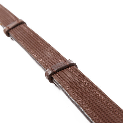 Wodze Softgrip 16mm Brązowe Kavalkade