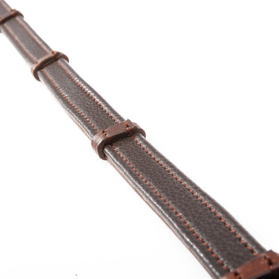Wodze Softgrip 16mm Brązowe Kavalkade