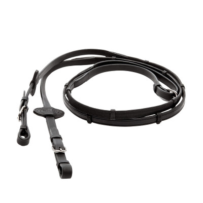 Wodze Softgrip 16mm Czarne Kavalkade