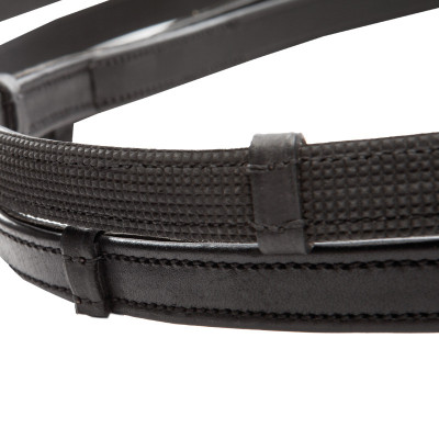Wodze Softgrip 16mm Czarne Kavalkade