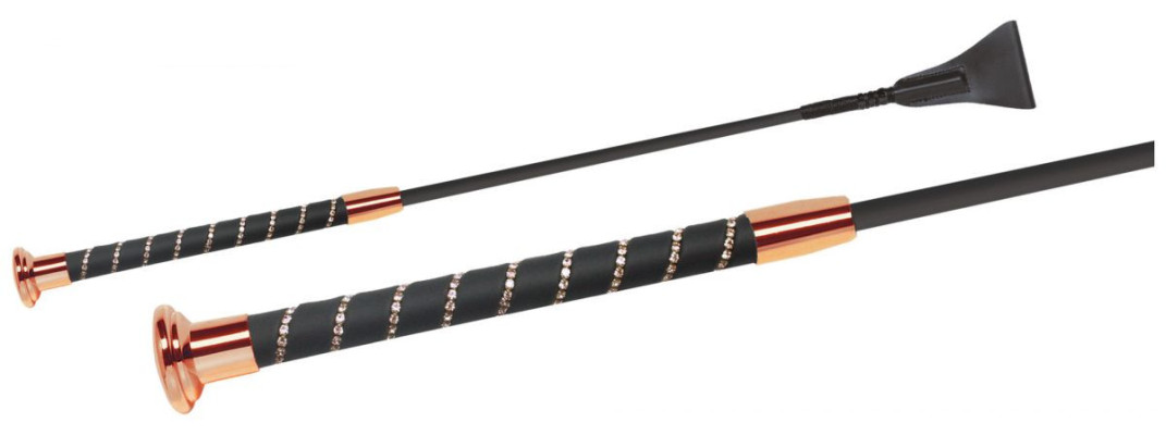 Bat Skokowy SilkTouch Crystal Rose-Gold Czarny Fleck