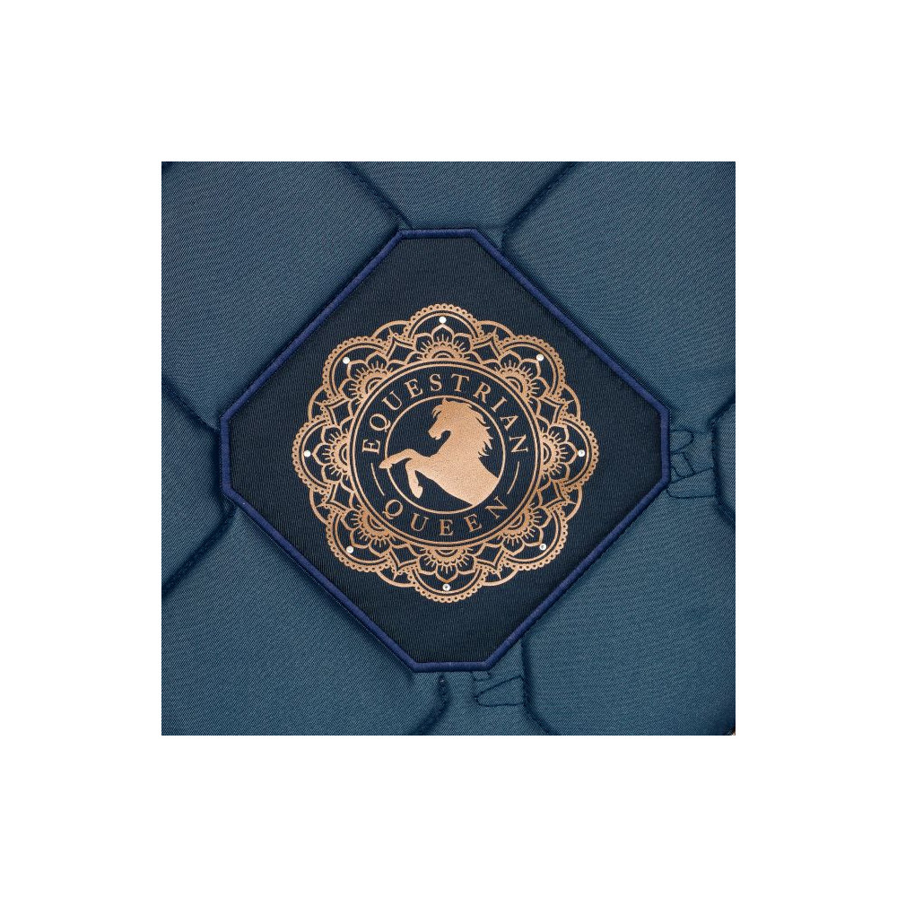 Czaprak "Amsterdam" niebieski Equestrian Queen