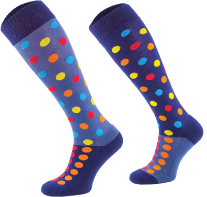 Podkolanówki Multicolour Dots Comodo
