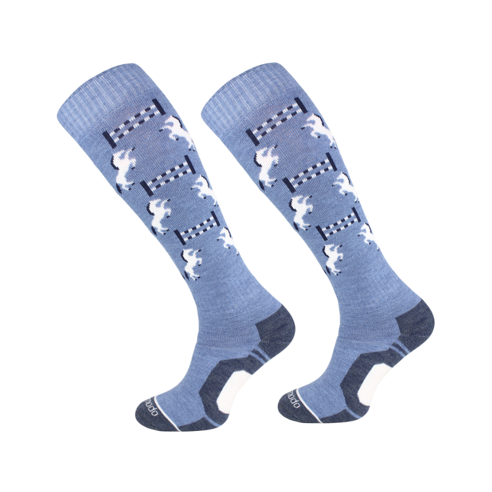 Podkolanówki Zimowe Z Konikami Denim Comodo Podkolanówki Zimowe Z Konikami Denim Comodo