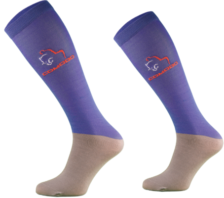 Podkolanówki Techniczne Z Mikrofibrą Royal Blue Comodo