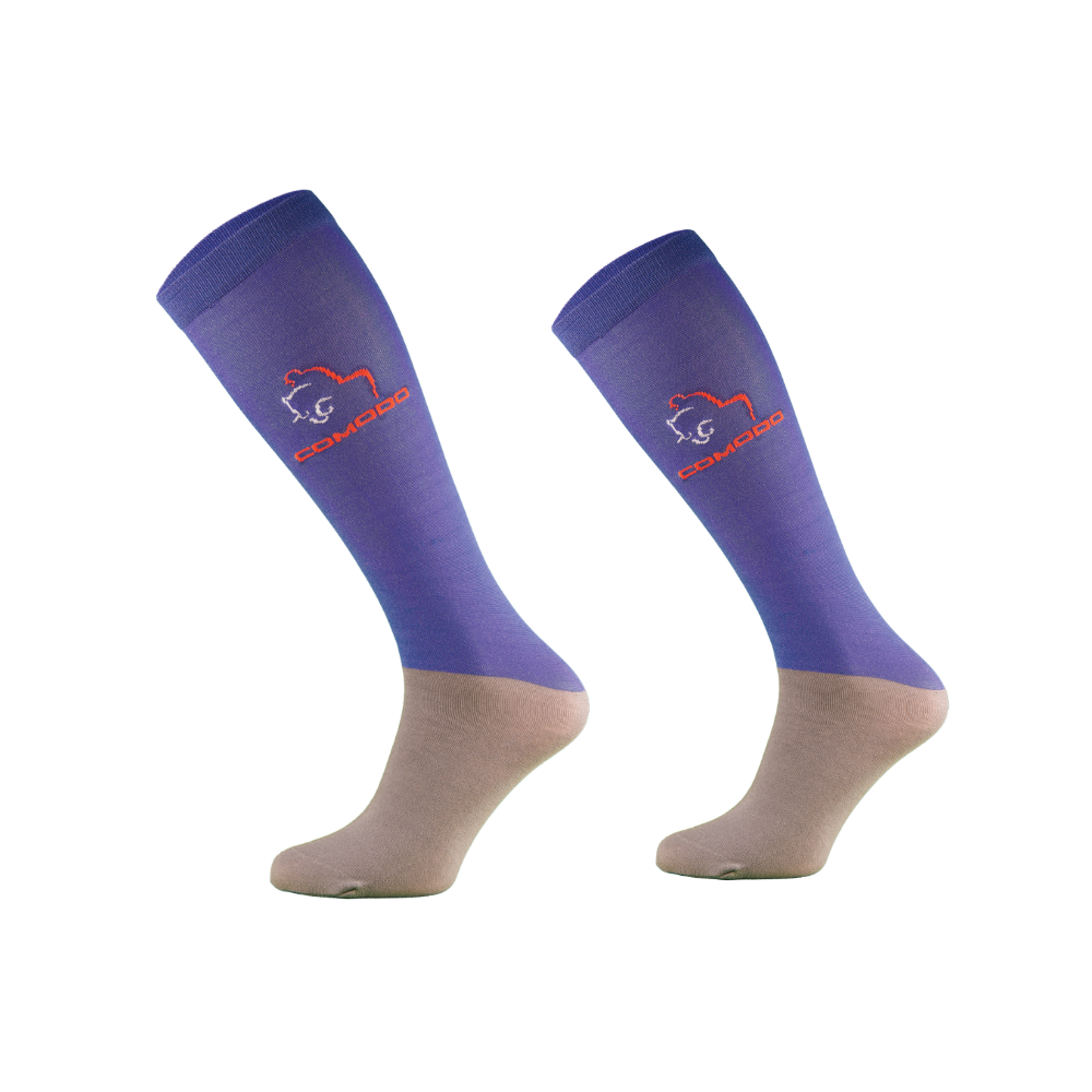 Podkolanówki Techniczne Z Mikrofibrą Royal Blue Comodo Podkolanówki Techniczne Z Mikrofibrą Royal Blue Comodo