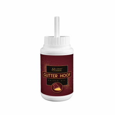 Olej Do Kopyt z Brokatem Glitter Hoof Golden Oil Over Horse
