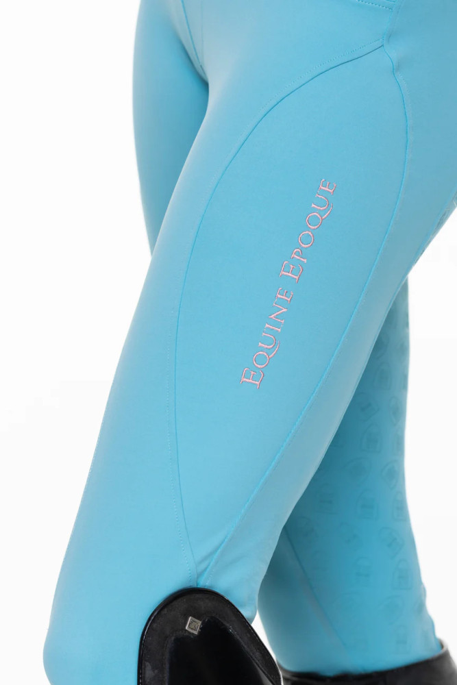 Bryczesy ujeżdżeniowe damskie "Lewis" niebieskie Equine Epoque