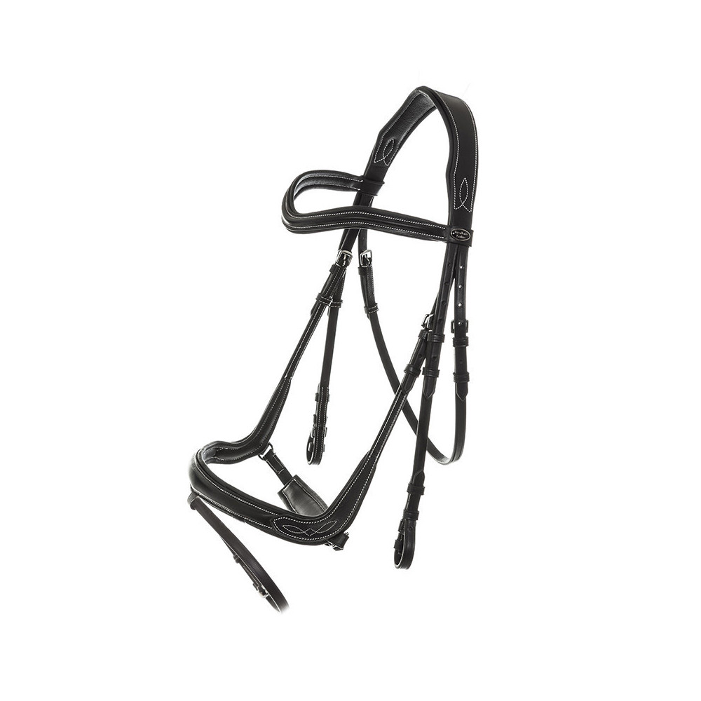 Ogłowie z Nachrapnikiem Angielskim Ivy Czarne Kavalkade