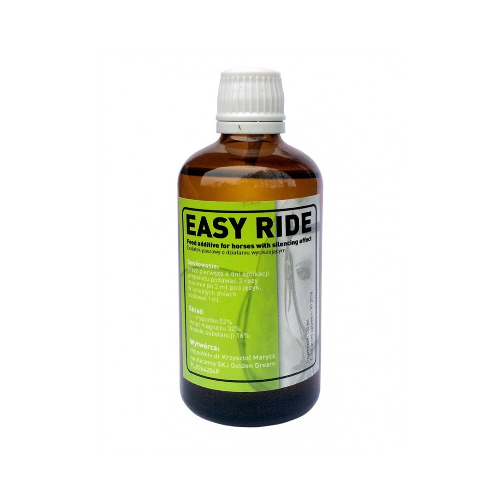 Wyciszający Preparat Dla Koni Sportowych Easy Ride 100ml Hippovet Wyciszający Preparat Dla Koni Sportowych Easy Ride 100ml Hippovet