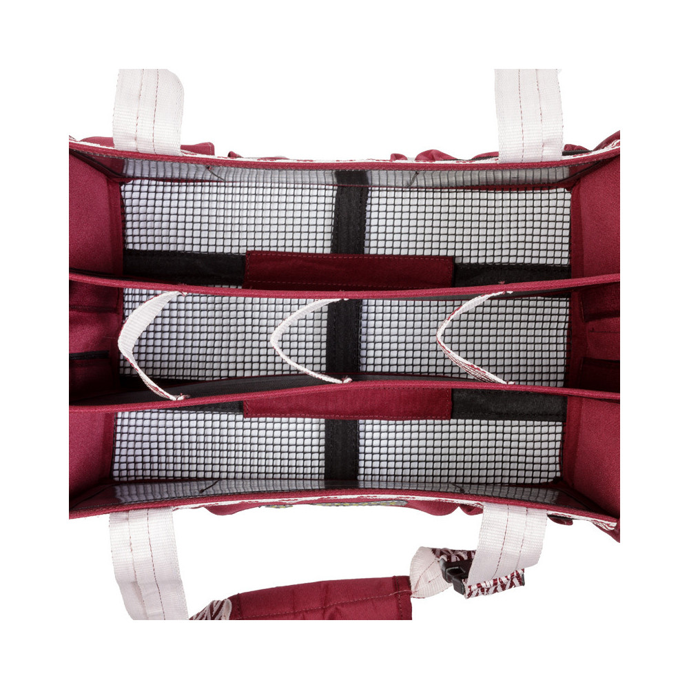 Torba na Akcesoria Jeździeckie Składana Bordowa Kavalkade