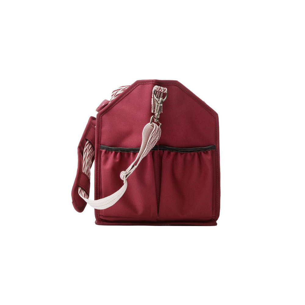 Torba na Akcesoria Jeździeckie Składana Bordowa Kavalkade