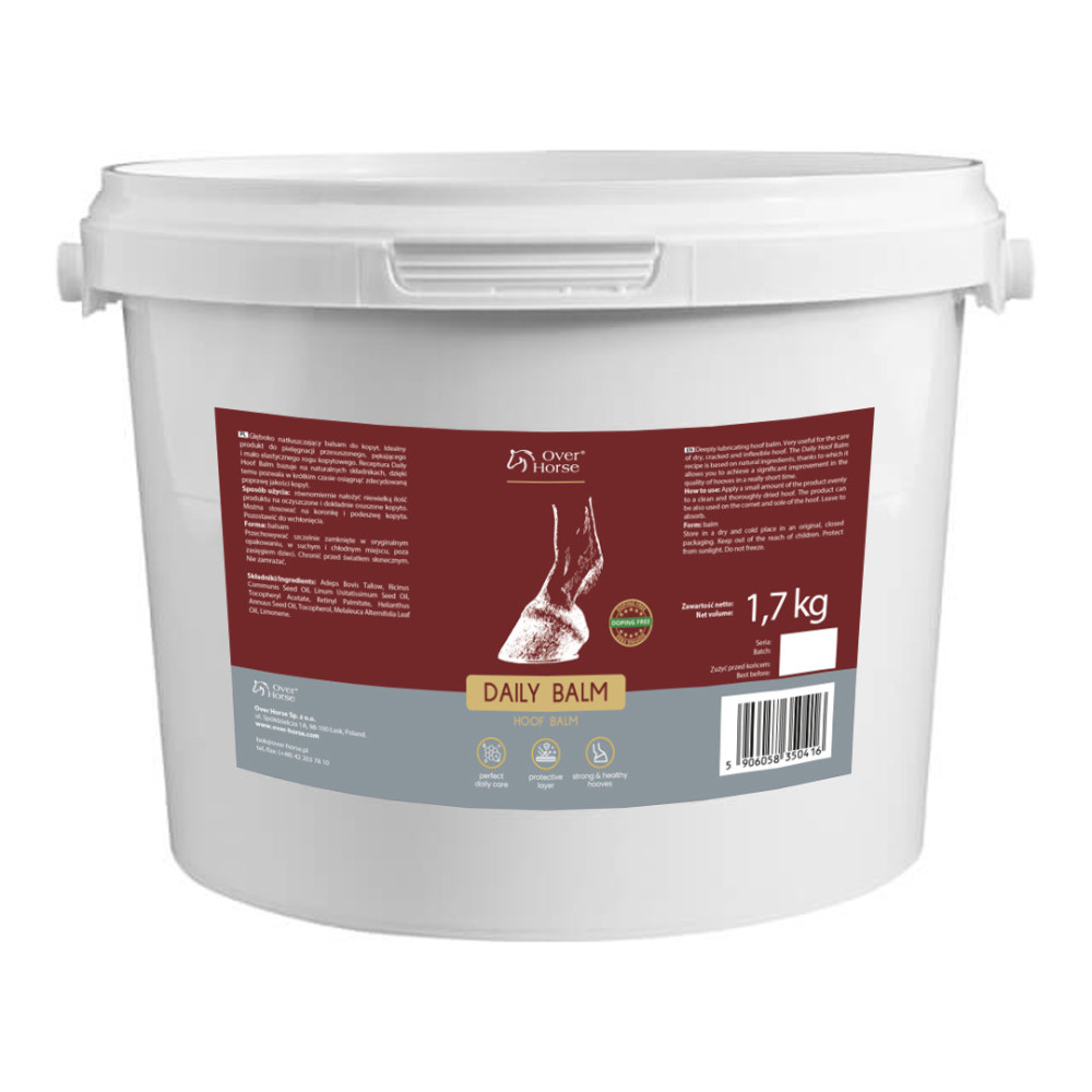 Odżywczy Balsam Do Kopyt Daily Balm 1,7kg Over Horse