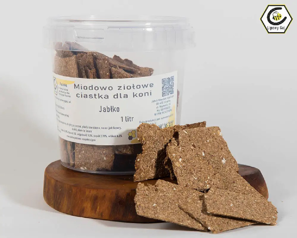 Ciastka Miodowo Ziołowe – Jabłko Lipowy Gaj Ciastka Miodowo Ziołowe – Jabłko Lipowy Gaj