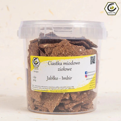 Ciastka Miodowo Ziołowe – Jabłko Imbir Lipowy Gaj