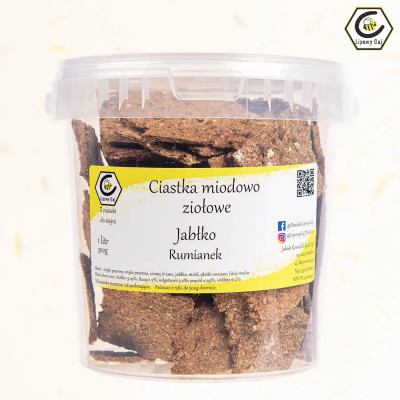 Ciastka Miodowo Ziołowe – Jabłko Rumianek Lipowy Gaj