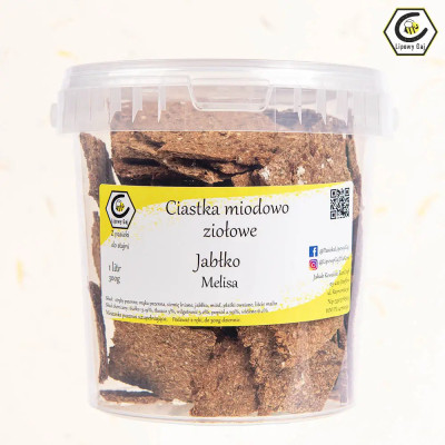 Ciastka Miodowo Ziołowe – Jabłko Melisa Lipowy Gaj