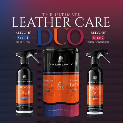 Zestaw Do Czyszczenia Skór "Step 1+Step 2" Leather Care Belvoir C&D&M