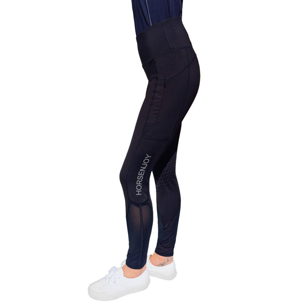 Legginsy Dziecięce Aviana Czarny Horsenjoy Legginsy Dziecięce Aviana Czarny Horsenjoy