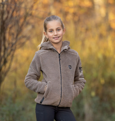 Dziecięca Bluza z Kapturem A/W 2024 Taupe Covalliero