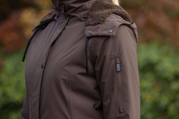 Parka Damska AW 2024/2025 Coffee Covalliero