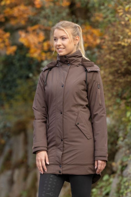 Parka Damska AW 2024/2025 Coffee Covalliero