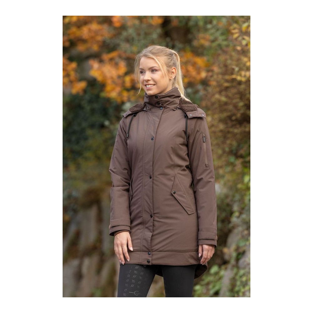 Parka Damska AW 2024/2025 Coffee Covalliero